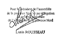 signature Lusia Rousseau