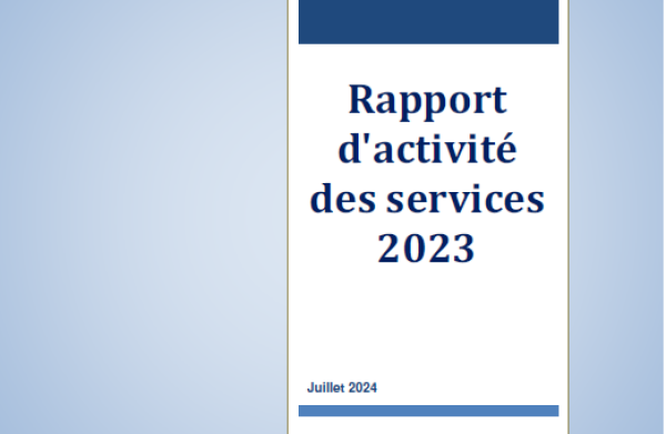 Rapport d'activité des services 2023